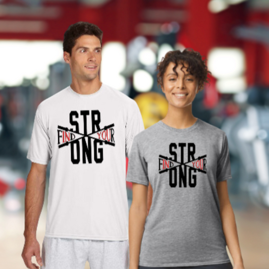 Find Your Strong Unisex Performance Tee